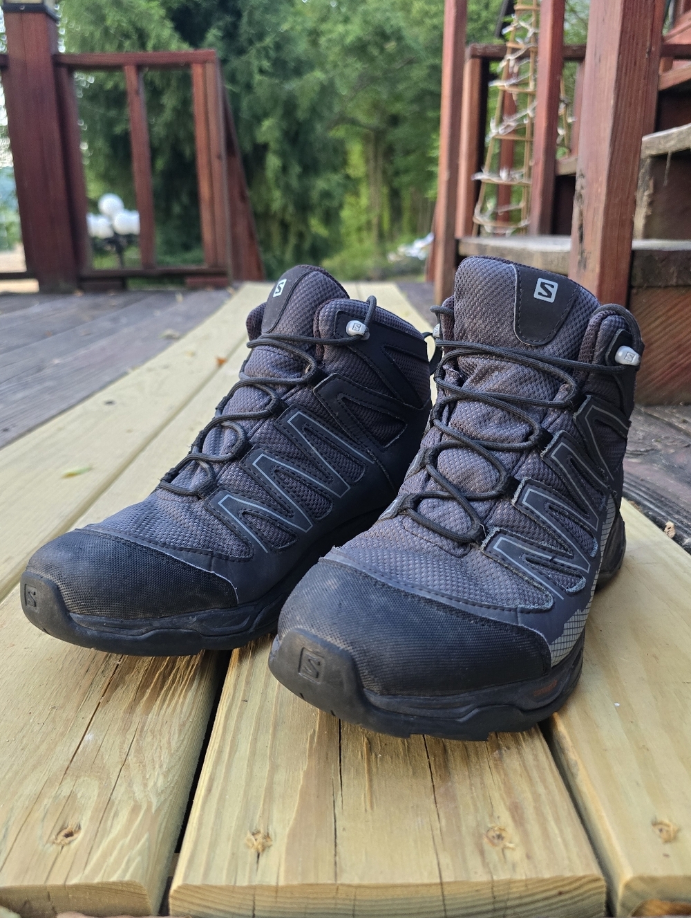 Salomon Pathfinder Mid CSWP Clima Shield Waterproof Hiking Boots Men's US 10
